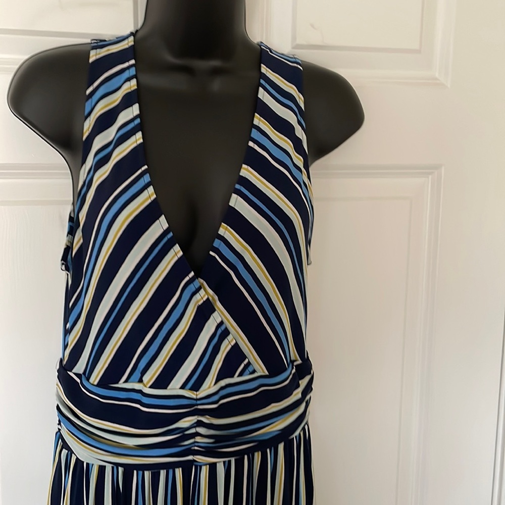 Leota maxi dress. Ruched waist detailing